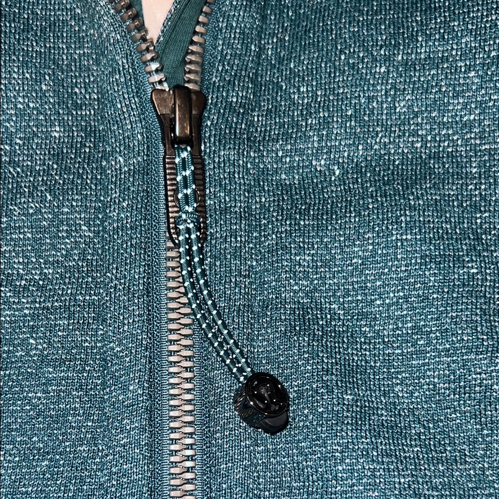 Teal Sparkle Lululemon Scuba Oversized Half Zip Hoodie - Picture 5 of 6